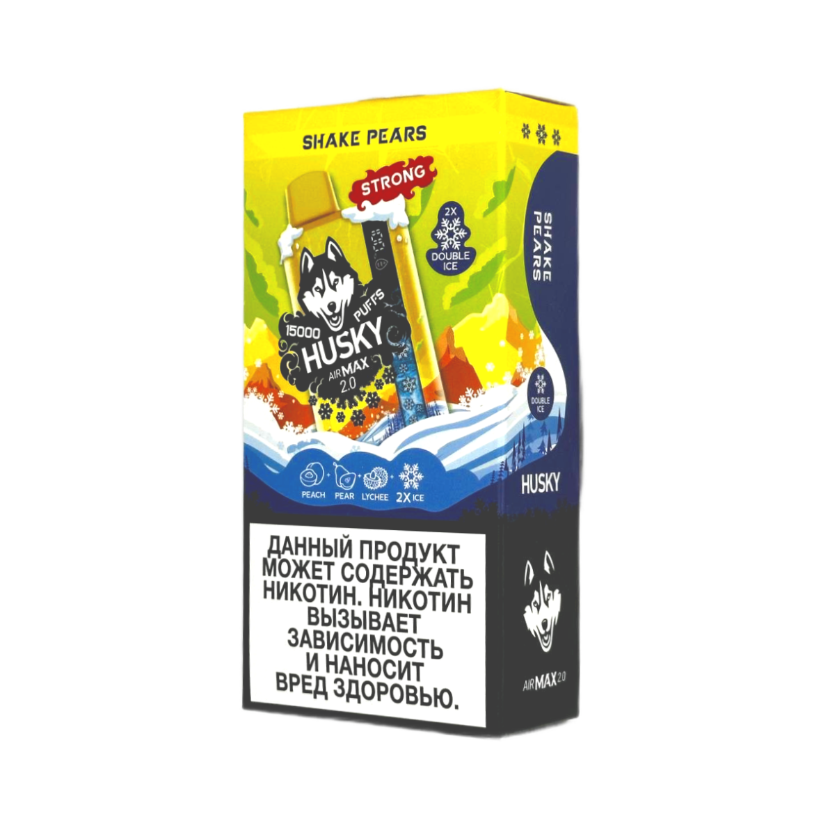 HUSKY AIRMAX 2.0 15000 Персик груша личи с холодком
